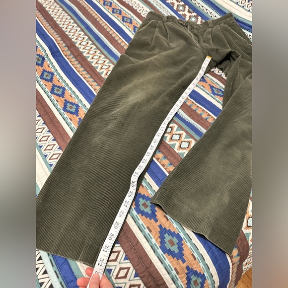 Green velvet pants Pierre Cardin vintage - Picture 13 of 16